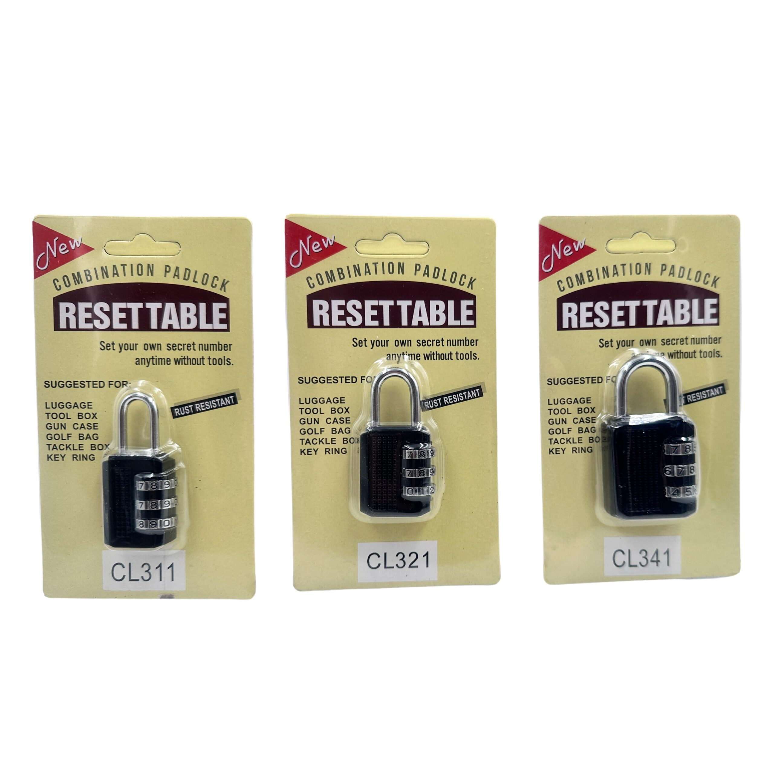 resetable padlock